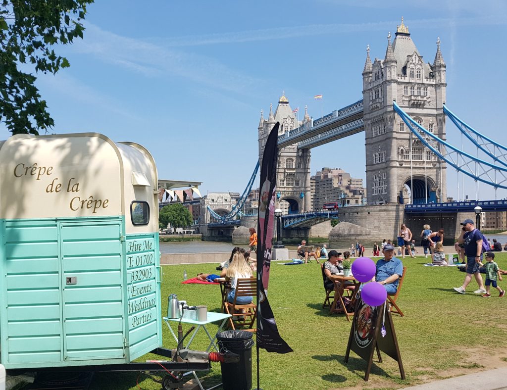 Creperie at Tower Bridge