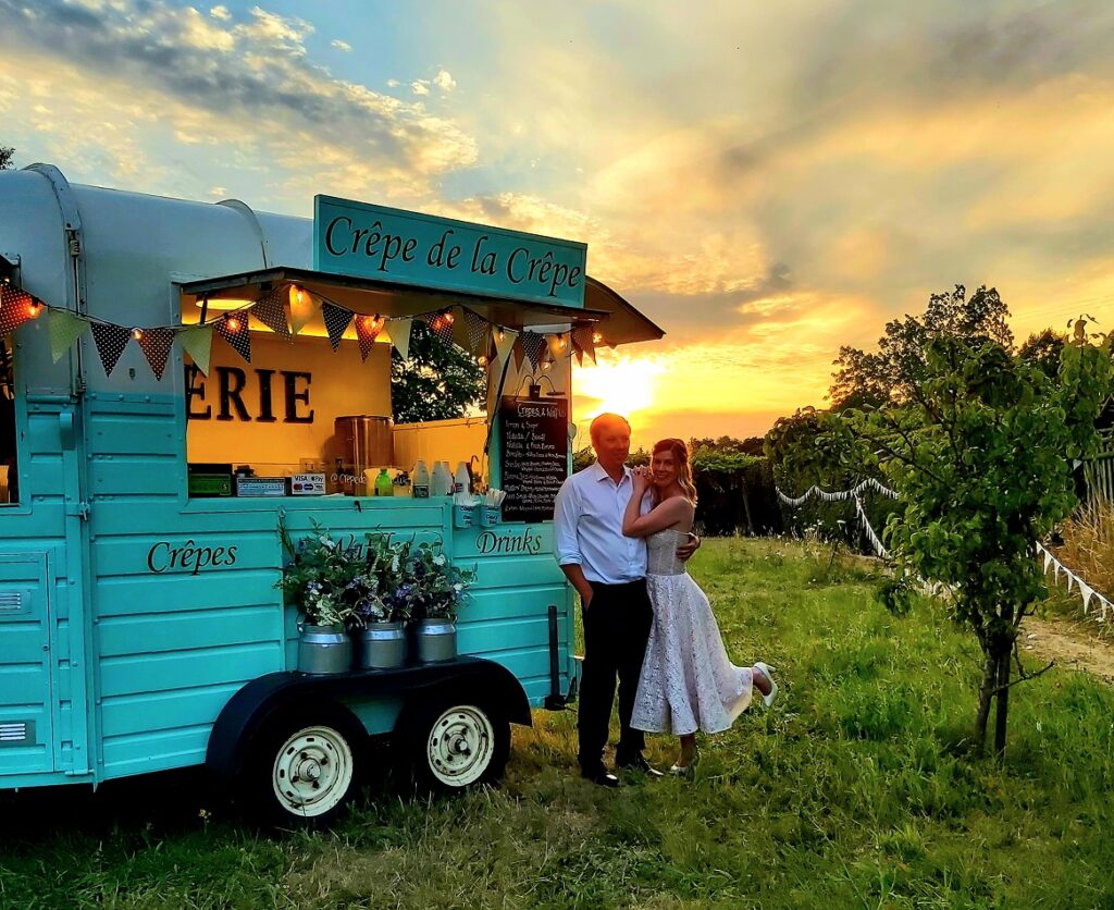 Wedding crêpe catering